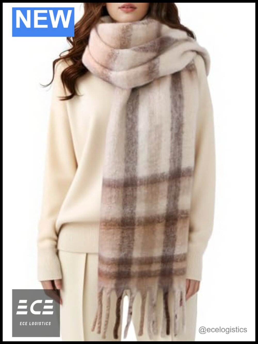 Chunky Oversized Mohair Scarf Large Soft Winter Wrap Shawl